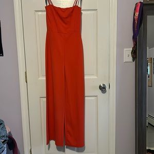 Orange/red jumpsuit
